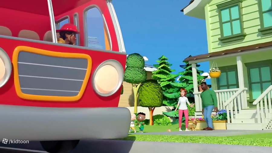 انیمیشن کوکوملون Fire Truck Song Trucks For Kids
