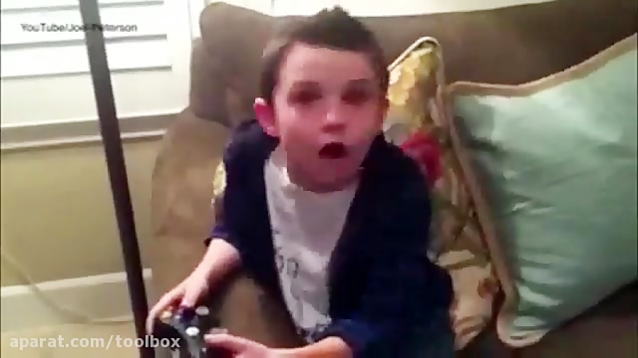 عکس العمل بچه ها وقتی میفهمند...