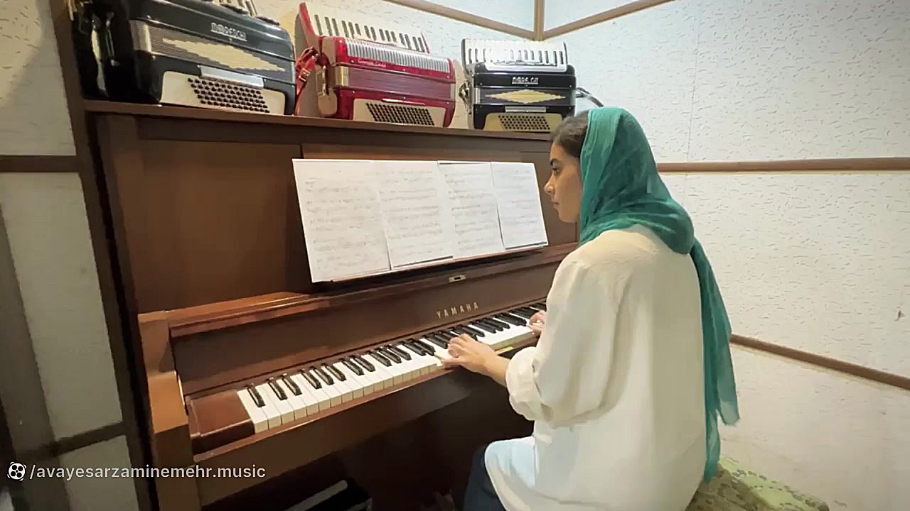 دوئت پیانو قطعه دل اسیره | آکا...