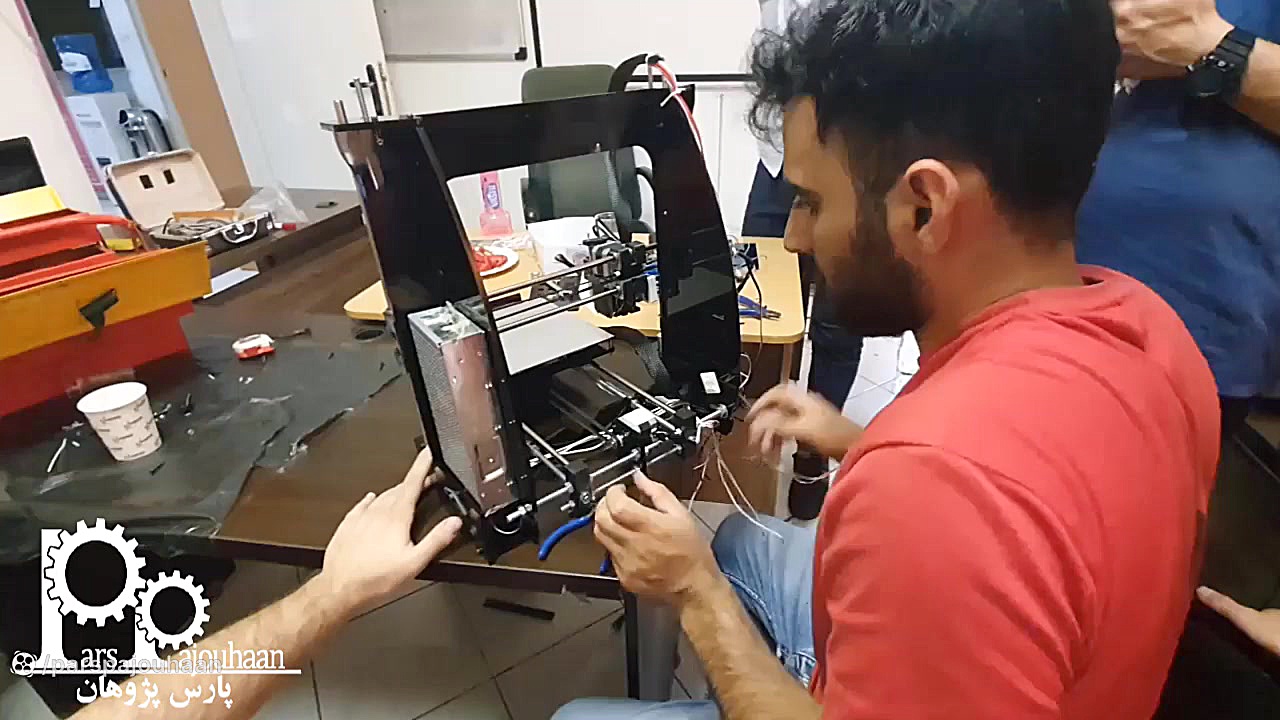 کارگاه ساخت پرینتر سه بعدی  تئ...