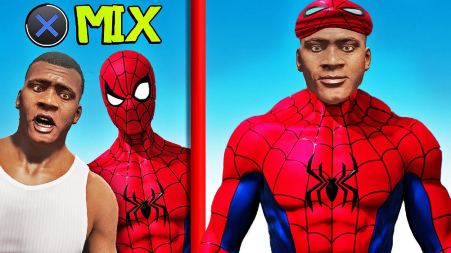 ترکیب فرانکلین و اسپایدرمن در...