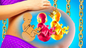 موقعیت های بارداری بامزه ثروتم...