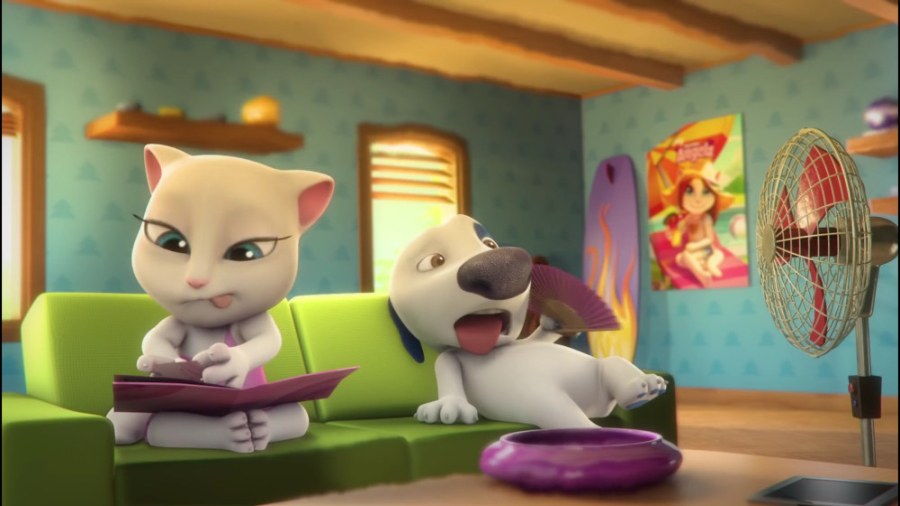 کارتون تام سخنگو | استیکر نهای...