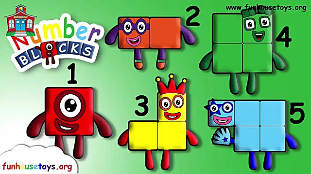 کارتون جذاب وجدید بلوک های اعد...