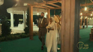 مراسم ازدواج  دسته گل عروس  لب...