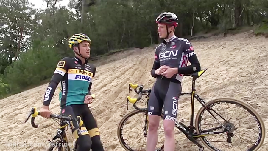 آموزش دوچرخه سواری در شن