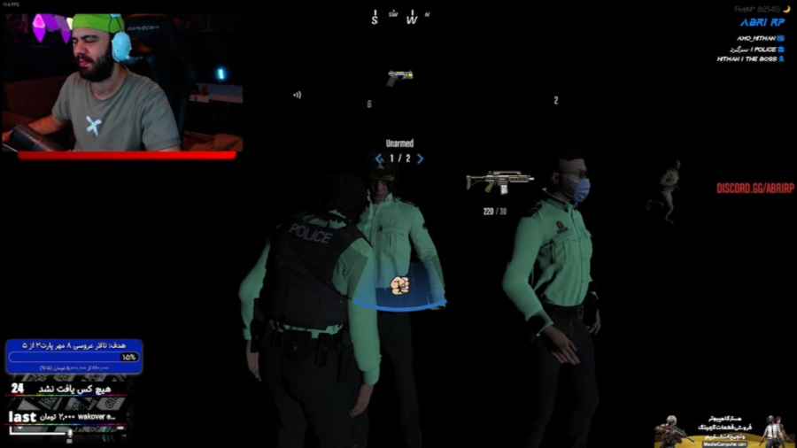 برق اداره پلیس قطع شد جی تی ای...