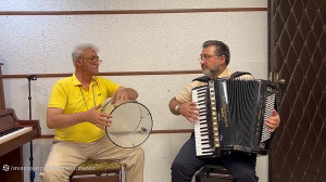 دونوازی زیبای آکاردئون و نقاره...