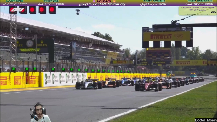 مسابقه فرمول یک ایتالیا 2022