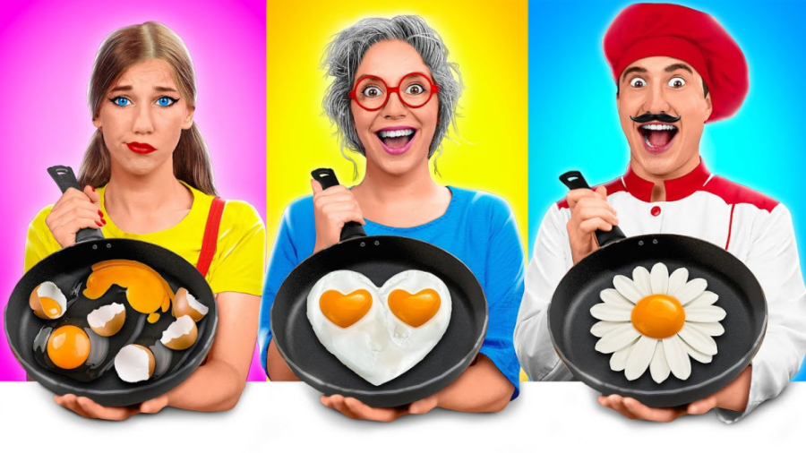 چالش آشپزی من در مقابل مادربزر...