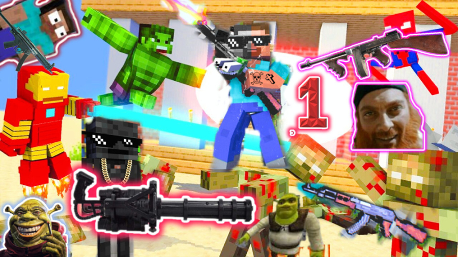 ماینکرافت مدرسه هیولا ها قسمت...