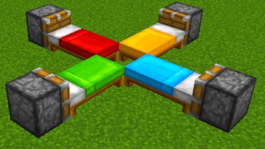 ترکیب تخت در مانکرافت.. خفن تر...