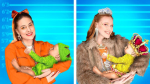 باردار فقیر در مقابل پولدار در...