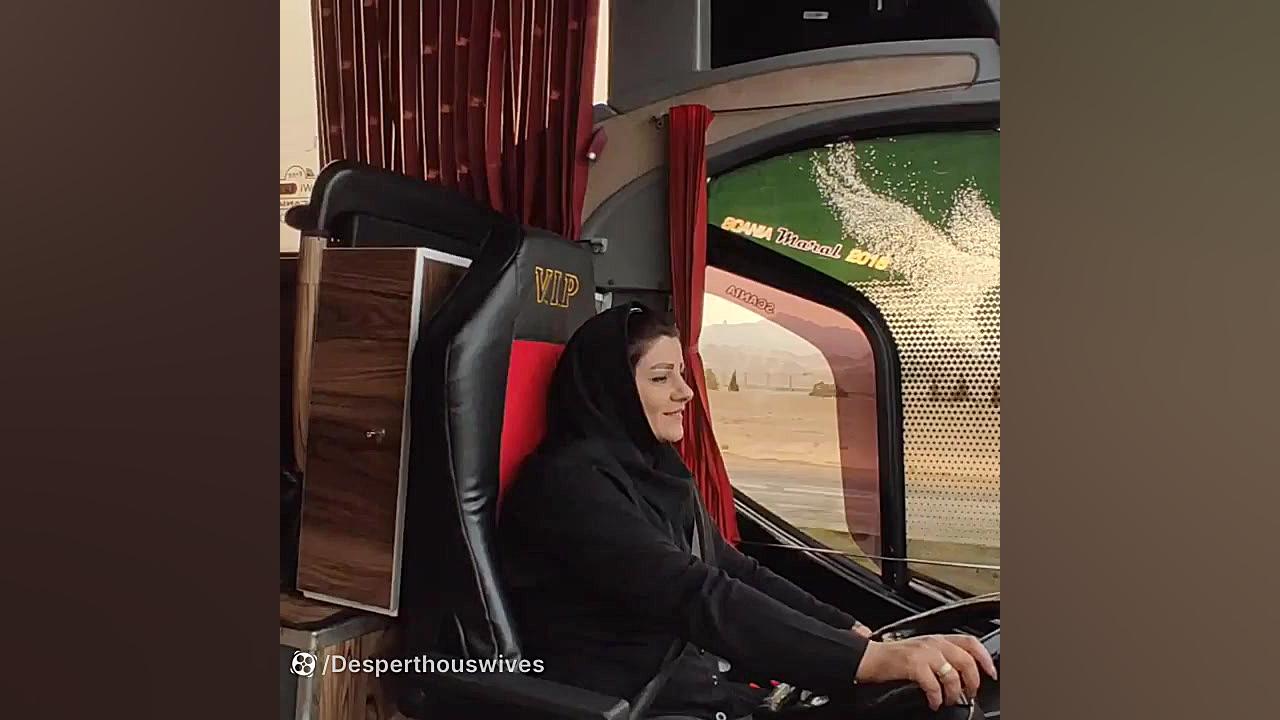 راننده خانم اتوبوس