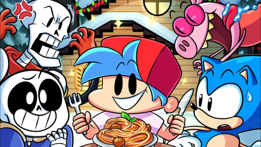 اف ان اف ترکیبی سونیک سنز پپاپ...