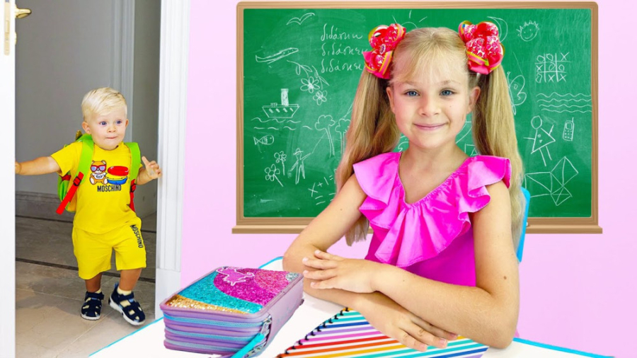 دیانا روما و الیور در کلاس درس