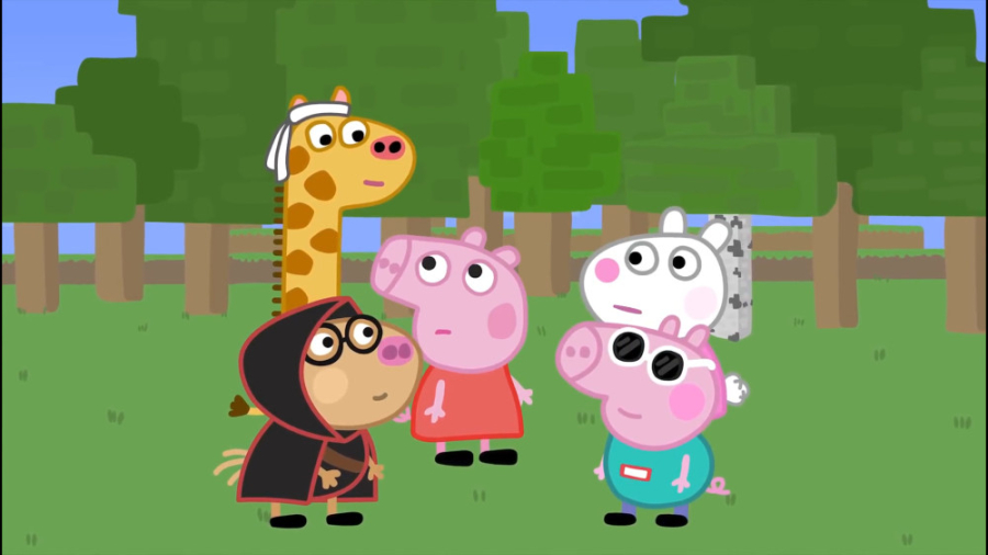 کارتون پپا پیگ  حیوانات در مای...