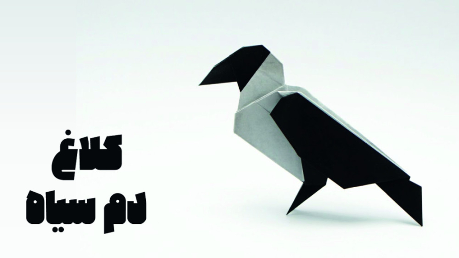 آموزش ساخت کلاغ دم سیاه