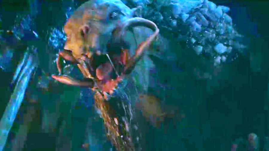 حمله غول برفی ارباب حلقه ها(حل...