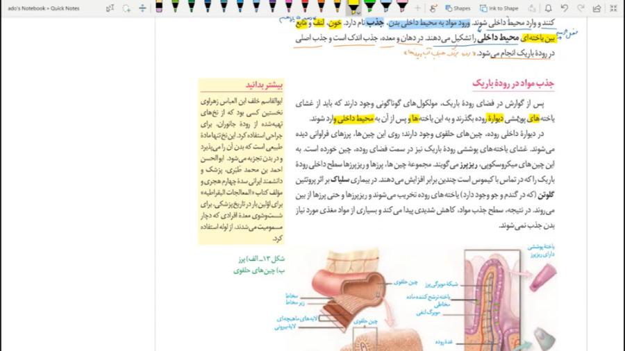 بررسی گفتار دوم فصل دو زیست دهم از عمق وجود قسمت اول،جذب مواد در روده باریک