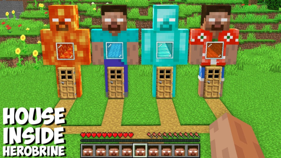 هیروبراین های جدید در ماینکرفت...