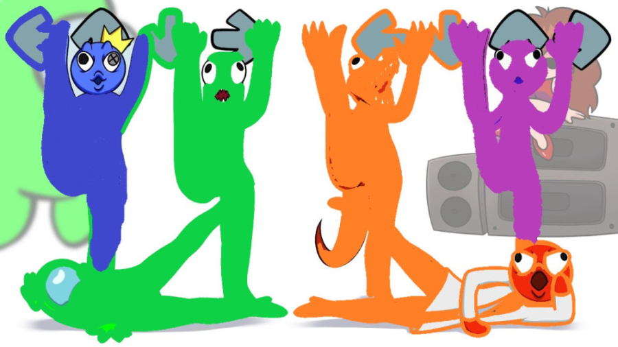 انیمیشن ترکیبی امانگ اس  رینبو...