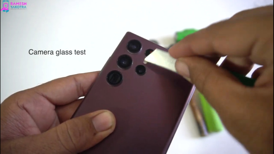 تست خط و خش گوشی Samsung Galax...