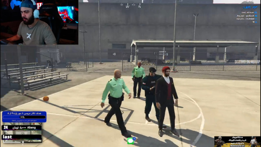 جی تی ای رفتیم تو حیاط زندان ه...