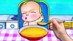 ایده کارتونی   مراقبت از بچه ر...