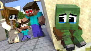 انیمیشن ماینکرافت | پدر از بچه...