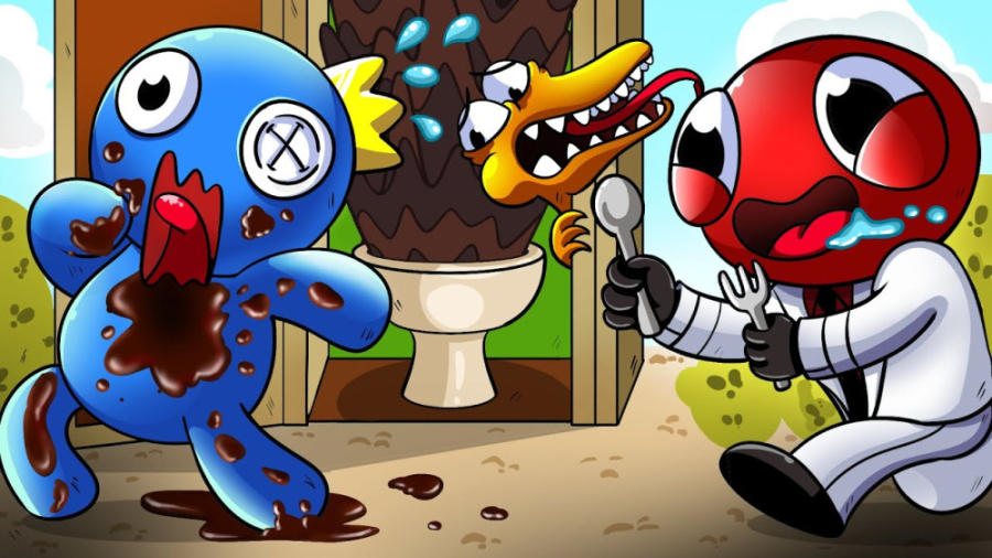 انیمیشن کمدی رینبو فرندز و کیک...