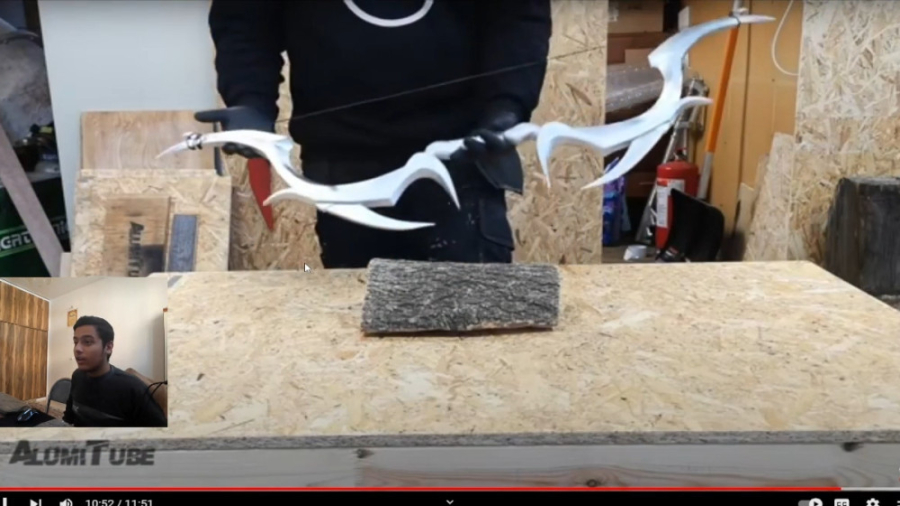 ساخت تیرکمان با مواد مذاب !!!