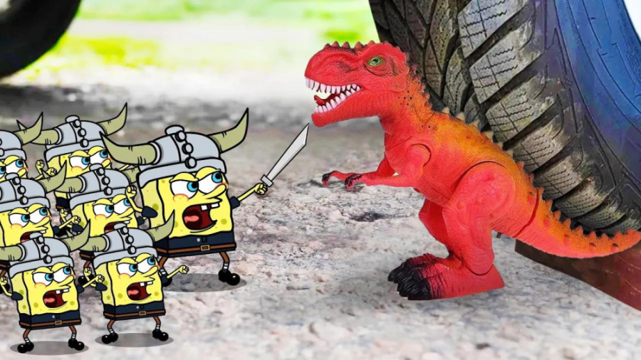 له کردن وسایل کیوت زیر چرخ ماش...