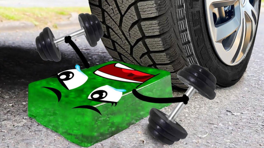 له کردن وسایل کیوت زیر چرخ ماش...