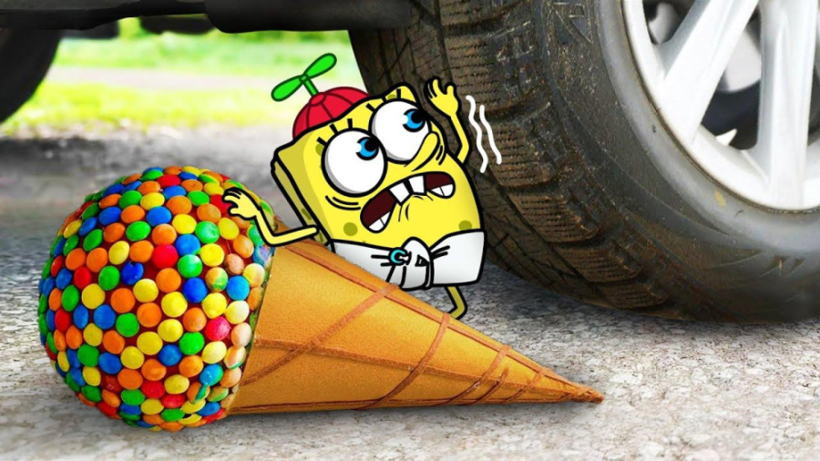 له کردن وسایل کیوت زیر چرخ ماش...