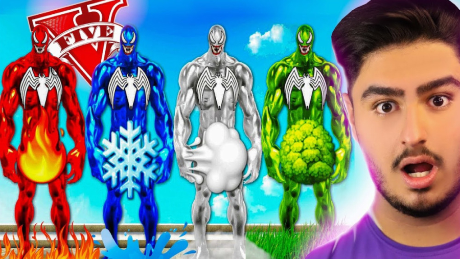 ونوم رو با 4 قدرت عنصر جهان در...