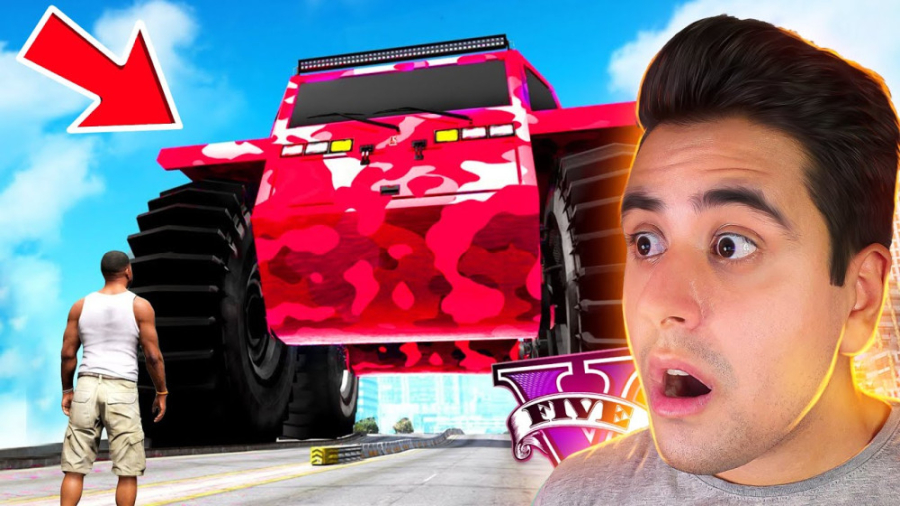 بزرگترین ماشین جی تی ای رو پید...