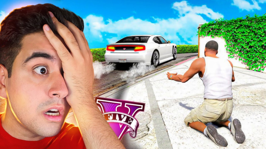 یه نفر ماشین فرانکلین توی جی ت...