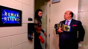 کشتی کج رومن رینز و براک لزنر