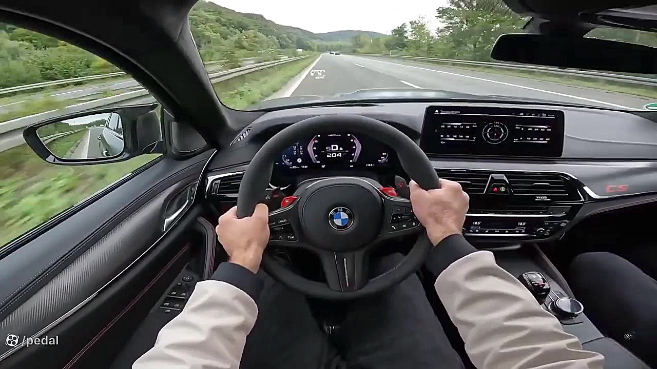 تست سرعت ب ام و M5 CS در اتوبا...