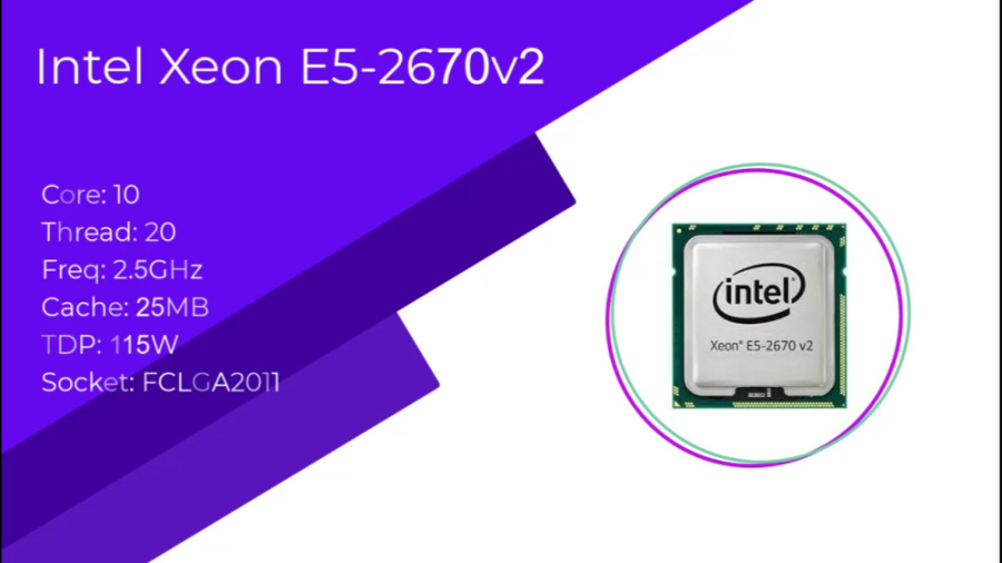 پردازنده Intel Xeon E5-2670v2