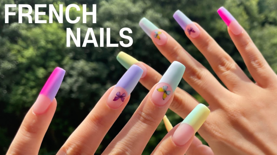 دیزاین ناخن با لاک پاستیلی ، آ...