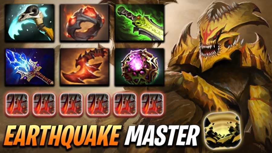 Sand King Earthquake Master Carry Build Gameplay