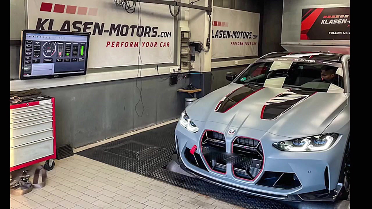 تست داینوی بی ام و M4 CSL