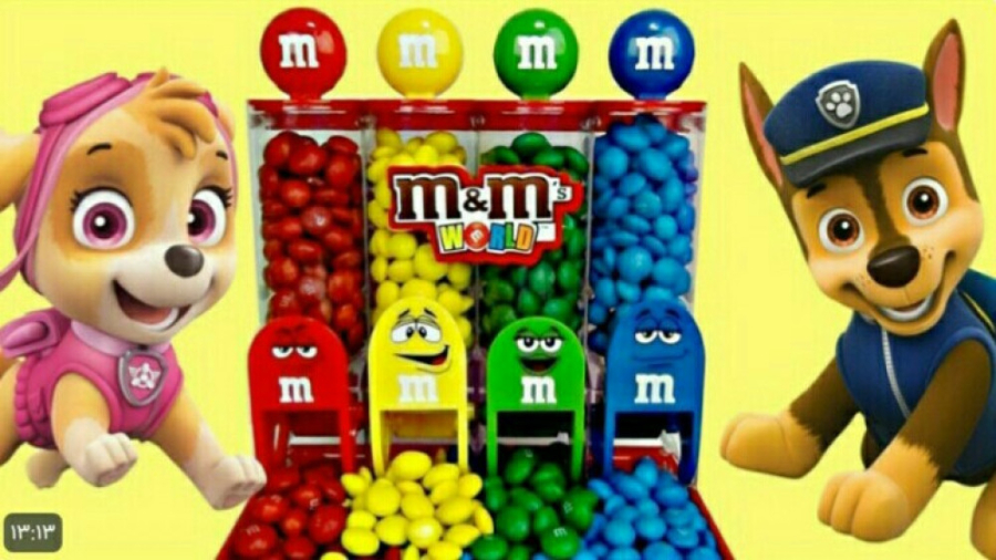 ماشین رنگارنگ سگهای نگهبان آب...