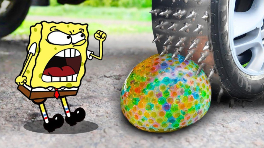 له کردن وسایل کیوت زیر چرخ ماش...