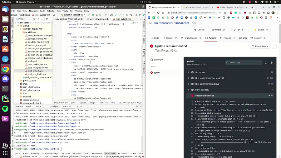 Robotics 26. Git Tutorial 3 - Debugging github actions with tmate and ...
