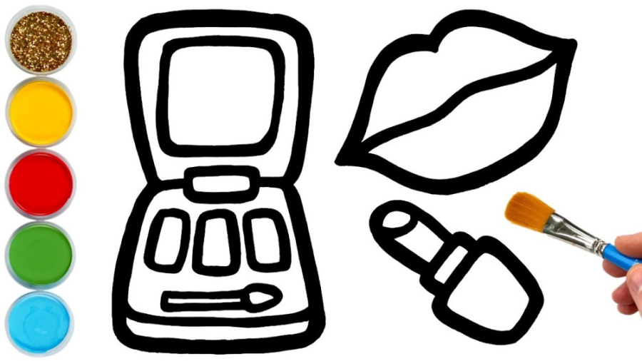 نقاشی دخترانه  نقاشی های لوازم...