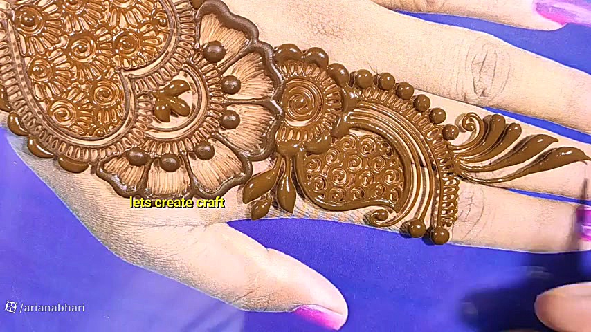 مدل ساده فرانسوی حنا زدن عروس...