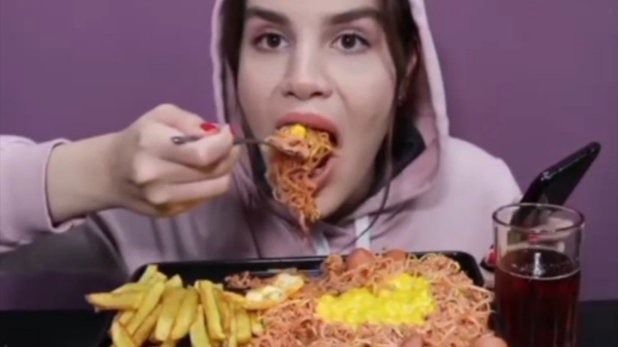 سوگند فود چالش آسمر چالش غذا خ...